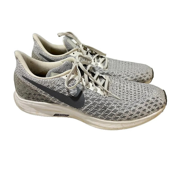 Nike Womens Gray Zoom Pegasus 35 Phantom Running Shoes Size 12 942855-004 - Picture 1 of 10